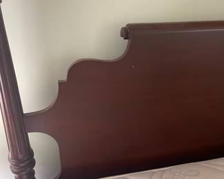 R126 - $100 - Full Size Bed Frame and Mattress w/ boxspring