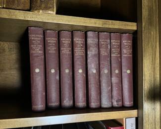 R122 - $30 - Kipling's Works. Volumes 1-4, 6-9
