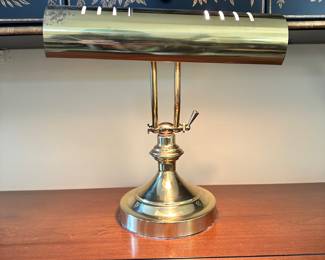 R62 - $35 - Brass Bankers Light. Some wear seen on top left.