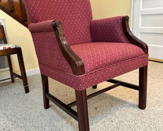R70 - $50 - Upholstered chair with signs of gentle wear. Please see photos.