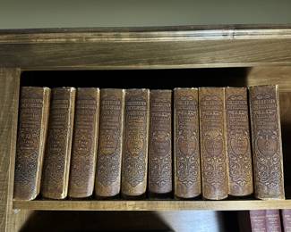 R123 - $60 - Collectible 1921 Collier's New Encyclopedia Set. Volumes 1-10