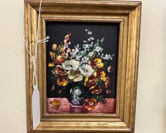 R41 - $40 - Signed Glenn F. Bastian Oil Paintings (1 of 2) - Measure 5.5"W x 6.5"T