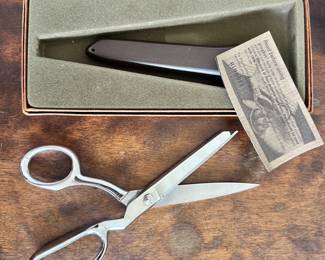 R67 - $30 - Gingher 8" Dressmakers Shears. Made in Germany.