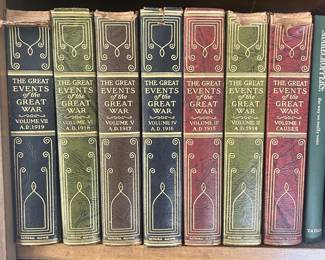 R124 - $40 - The Great Events by Famous Historians By The National Alumni 1905 7 Volume Set.