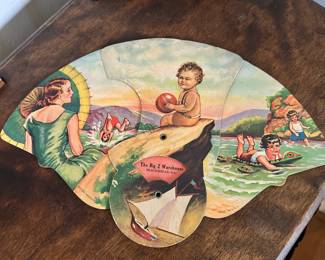 R108 - $20 - The Big Z Warehouse advertising fan