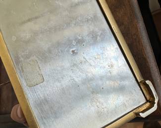R115 - $65 - Bronze Jewelry Box w/ Key. Very heavy!