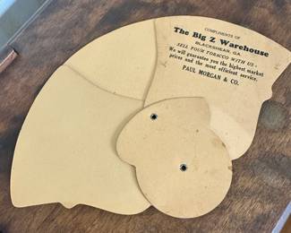 R108 - $20 - The Big Z Warehouse advertising fan