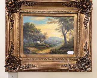 R94 - $250 - Original Painting Signed "Gaitte".  26" x 21"