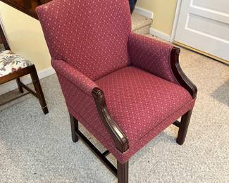R70 - $50 - Upholstered chair with signs of gentle wear. Please see photos.