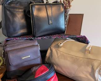 Assortment of Leather Purses, Leather Patchwork Fanny  Pack