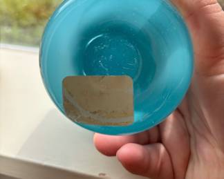 Glassybaby Turquoise Votive Candle Holder