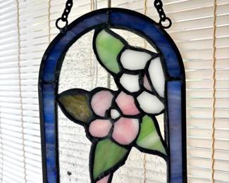 Stained Glass Floral Sun Catcher