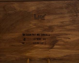 Lane Walnut Coffee Table with Dovetailed Trim 