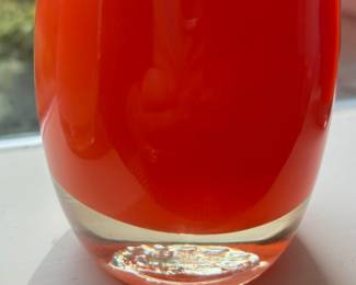 Glassybaby Red Votive Candle Holder