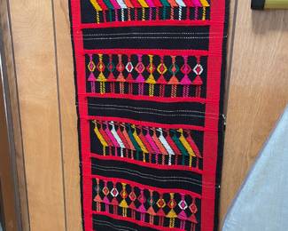Hand-Woven Wall Tapestry – Possibly Guatemalan
