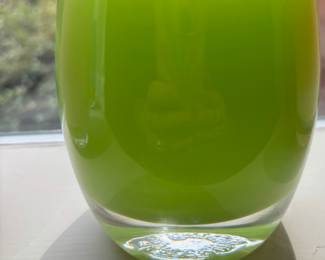 Glassybaby Lime Green Votive Candle Holder