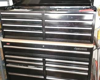 HUSKY 52" Wide Tool Chest - Smooth drawers - Ball Bearing