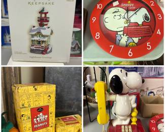 Vintage Snoopy treasures from phones to ornaments!