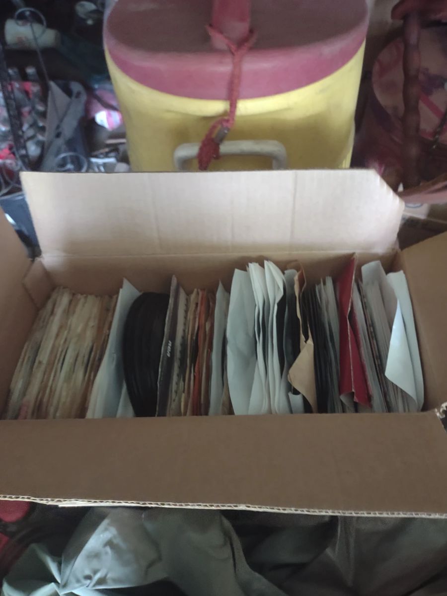 Vinyl records. We have a lot of vinyl records available to sell.