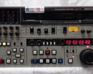 SONY VIDEOCASSETTE RECORDER BVW-75 BETACAM SP