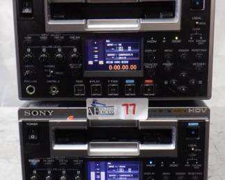 LOT OF 2 SONY HVR-1500A