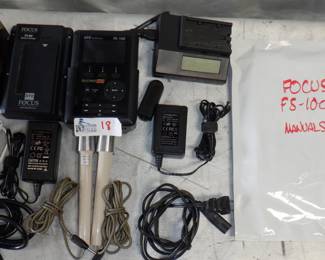 LOT ELECTRONICS INCLUDING DTE TECHNOLOGY DVCPRO HD, FOCUS BATTERY CHARGER AND MORE