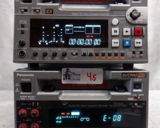 LOT OF 2 PANASONIC DVC PRO HD INCLUDING AJ-HD130,