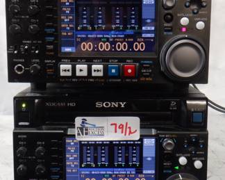 LOT OF 2 SONY XD CAM HD