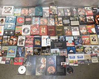 BOX DVDS, CASSETTES AND MORE