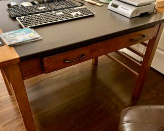 Hooker furniture leather top desk