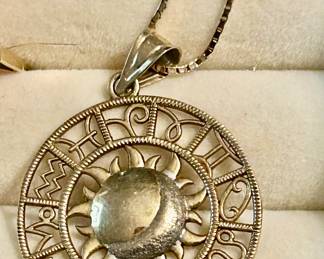 gold Celestial pendant