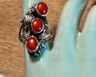 Southwestern Coral ring