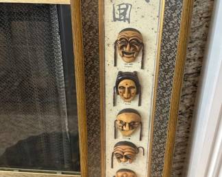 Korean mask artwork
