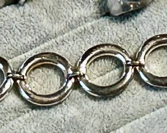 sterling Modernist bracelet