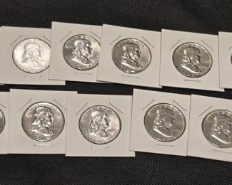 Silver half dollar coins- AVAILABLE SATURDAY ONLY