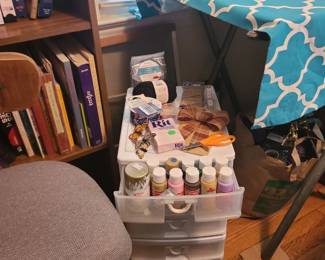 Craft supplies, books, dvds, cds, Disney and old show VHS