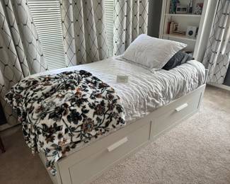 Twin Trundle Bed with Storage