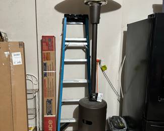 Ladder, Wood Flooring, Outdoor Heater