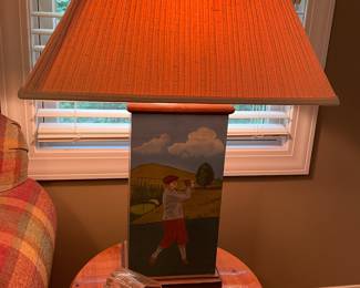Golf theme lamp