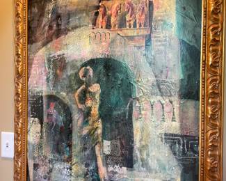 Artwork by local artist Mona "Vae" Cunningham Hamilton