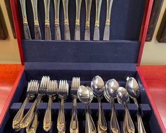 Hampton Silversmiths Stainless flatware.