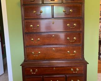 high boy 78" tall, 37.5" wide, 19.5" deep by Lexington