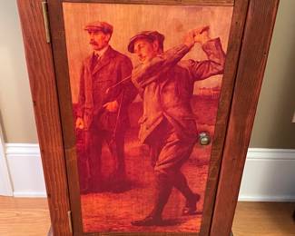 Golf theme cabinet