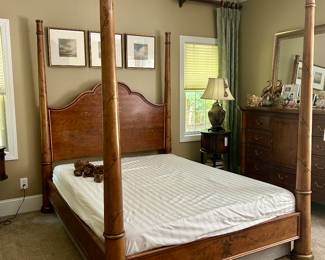 Queen size 4 poster bed by Tommy Bahama