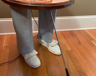 “golfer” end table