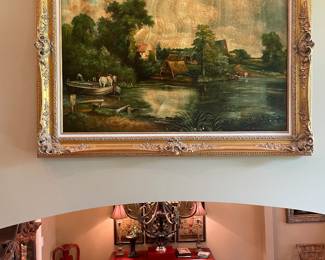 oil on canvas approx. 45" wide x 37" tall
