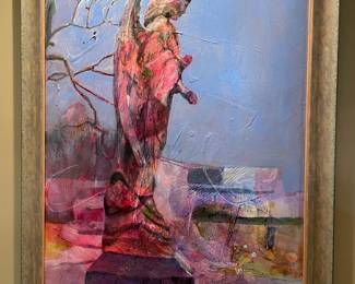 Artwork by local artist Mona "Vae" Cunningham Hamilton
