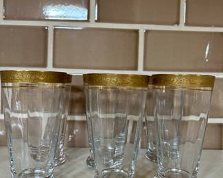 Lots of glass and crystal stemware