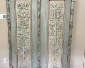 Attractive custom painted armoire