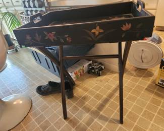 Painted tray table